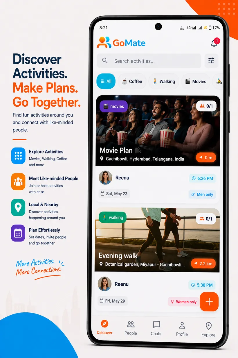 Discover activities near you