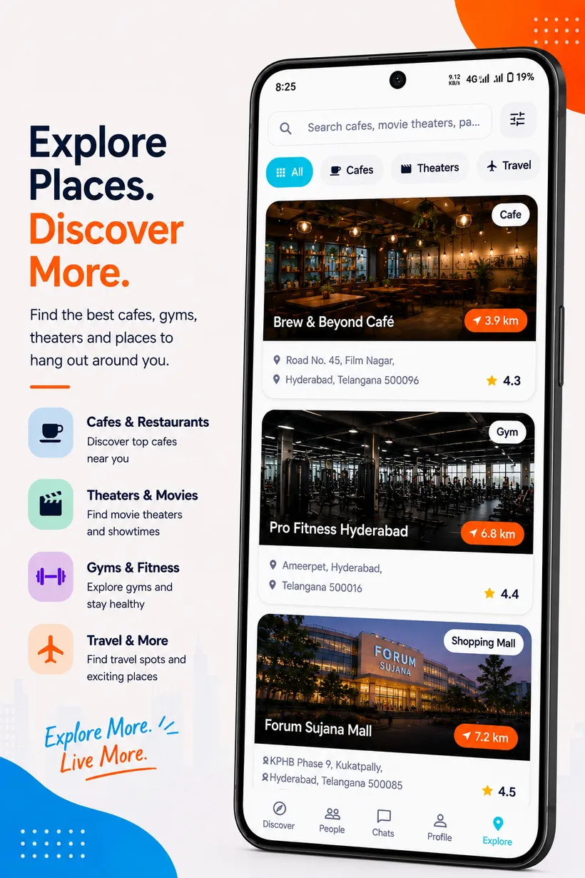 Explore places around your city